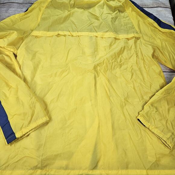 Vintage Cheetah Sport Jacket Windbreaker Nylon Full Zip Men’s Large Yellow - Picture 6 of 6